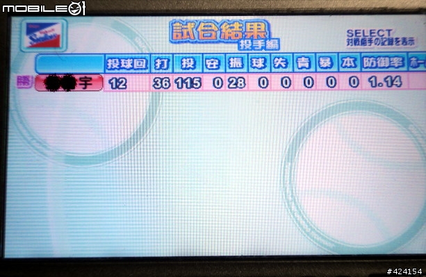 28K的12局完全比賽~~真的也只有電動(PSP實況野球4)才會出現