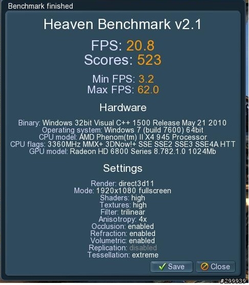 msi 6850 遊戲簡測