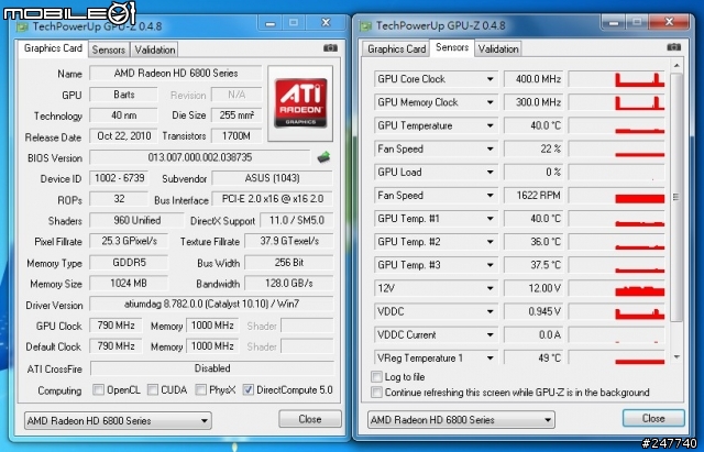 節能高效能 單六小霸王 ASUS EAH6850 DirectCU