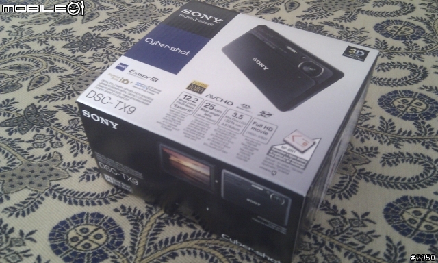 邁入3D世界的時尚隨身機 -- Sony TX9 加上同場放映專屬潛水盒