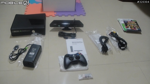 Xbox 360S 4G主機 + Kinect同捆組開箱分享