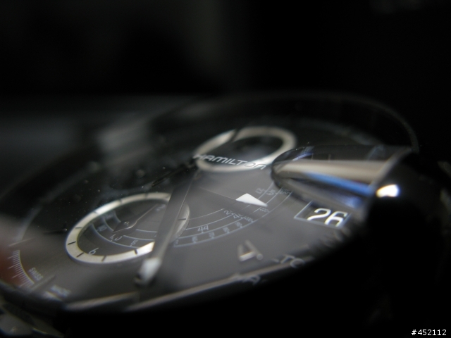 HAMILTON RAILROAD black leather 46mm H40686335鐵路錶開箱