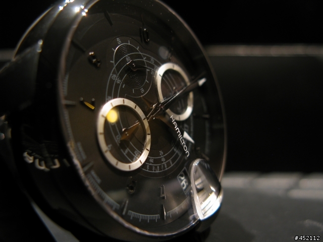 HAMILTON RAILROAD black leather 46mm H40686335鐵路錶開箱