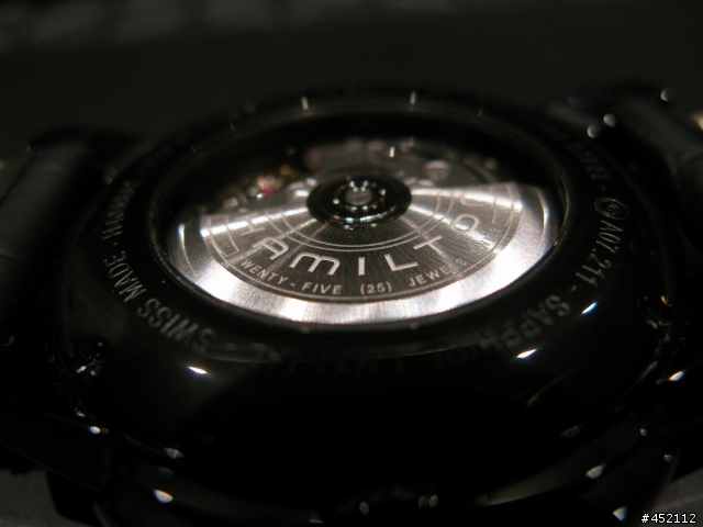 HAMILTON RAILROAD black leather 46mm H40686335鐵路錶開箱