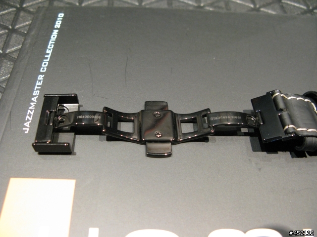 HAMILTON RAILROAD black leather 46mm H40686335鐵路錶開箱