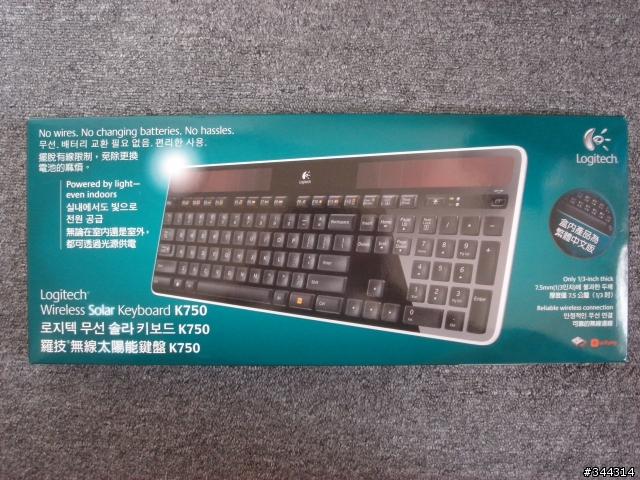 羅技 太陽能無線鍵盤 K750
