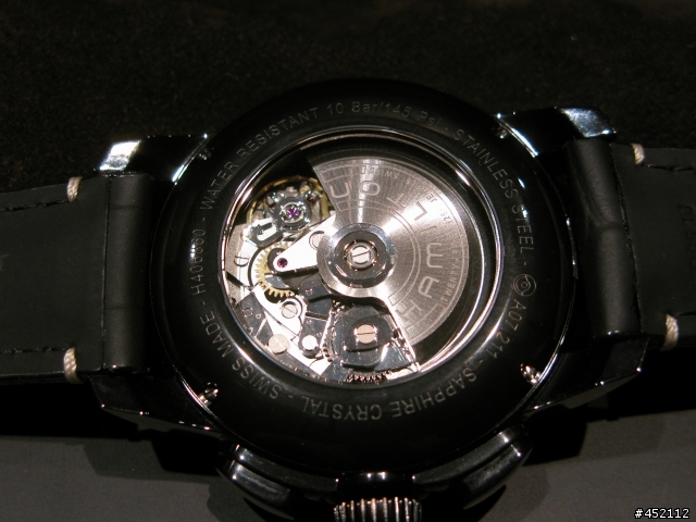 HAMILTON RAILROAD black leather 46mm H40686335鐵路錶開箱