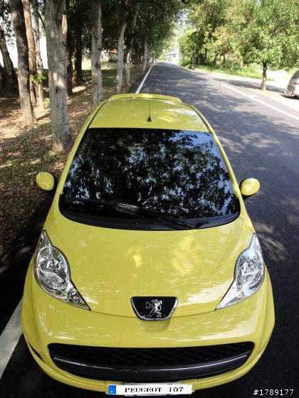 peugeot 107 羅浮經典版 梵谷黃交車分享