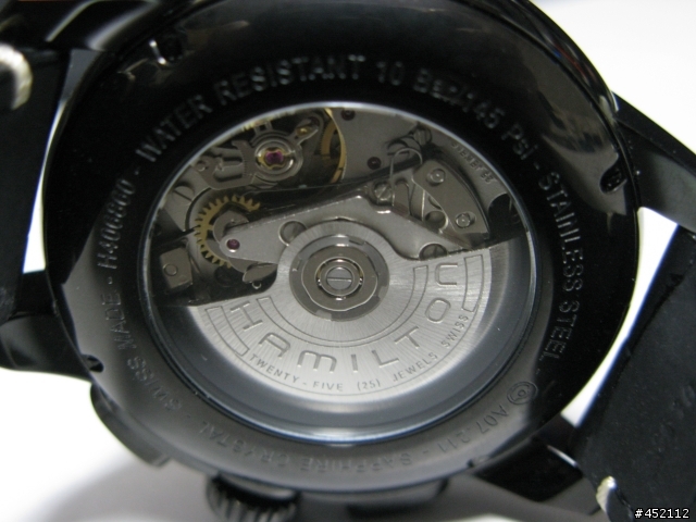 HAMILTON RAILROAD black leather 46mm H40686335鐵路錶開箱