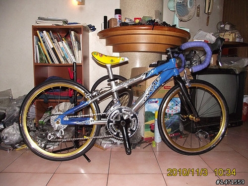 11/3童車捷狼改裝7.29kg,451小徑公路車