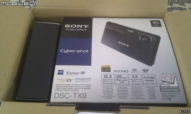 邁入3D世界的時尚隨身機 -- Sony TX9 加上同場放映專屬潛水盒