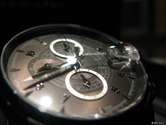 HAMILTON RAILROAD black leather 46mm H40686335鐵路錶開箱