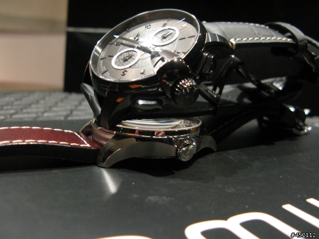 HAMILTON RAILROAD black leather 46mm H40686335鐵路錶開箱