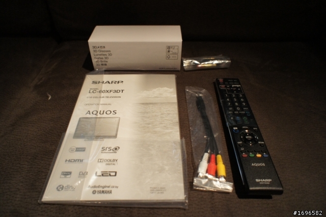 四原色革命【Quattron】SHARP LC-60XF3DT~3D液晶電視初登場(簡易開箱。圖多= =)
