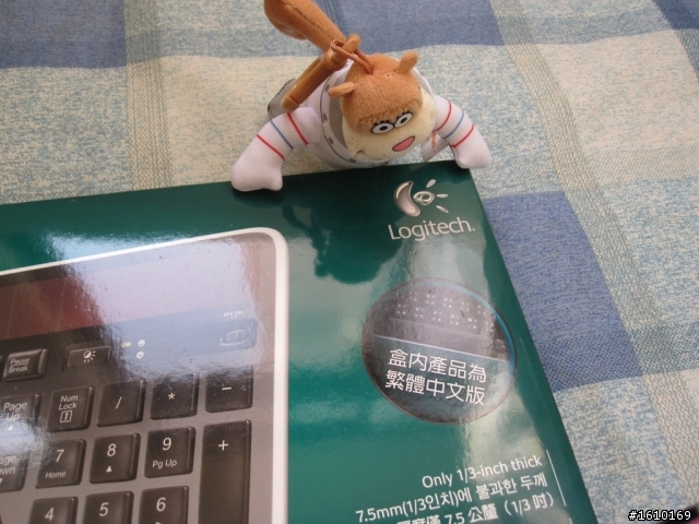 輕薄環保 羅技 無線"太陽能"鍵盤K750開箱實測報告