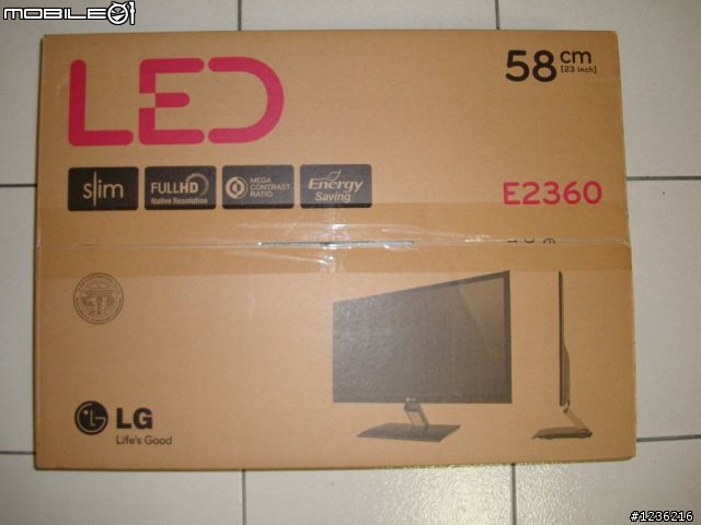 LG E2360 V-PN 超薄極美獵豔液晶螢幕開箱文
