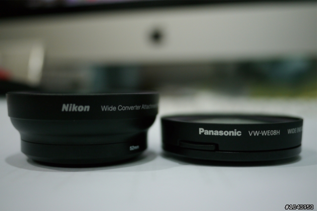 20mm 的外接廣角鏡 PANASONIC VW-WE08H 簡易開箱文