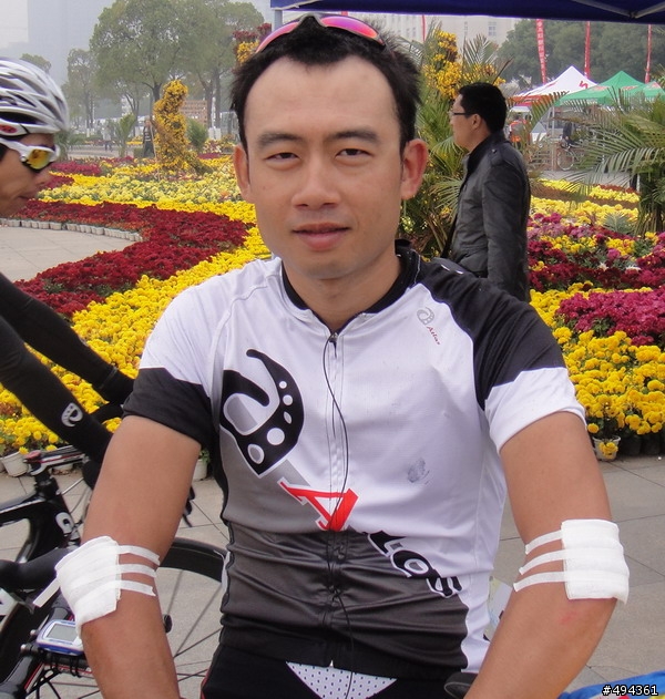 2010環鄱陽湖自行車大賽台灣選手黃晉隆獲得總成績第二名