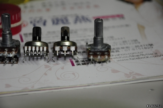 可變電阻接腳問題&有人自製2.1聲道電腦喇叭的音量控制器嗎?