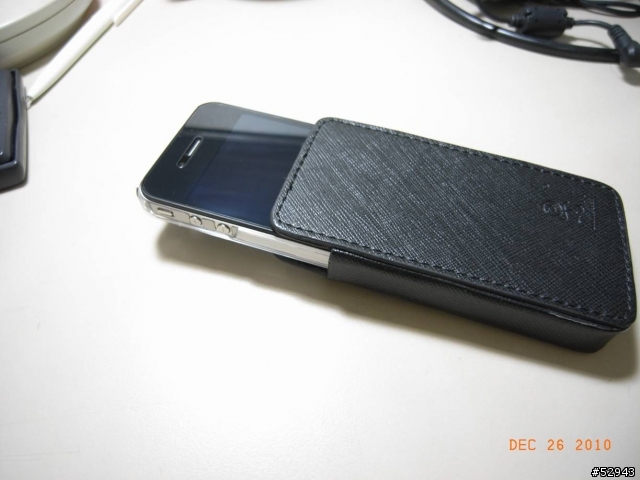 分享~IPHONE4 保護套~為了裝保護殼的IPHONE而設計的保護套