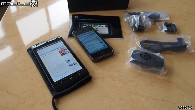 Dell Streak Mini5開箱,另類的 5寸 新選擇,pda要好用,size很重要!