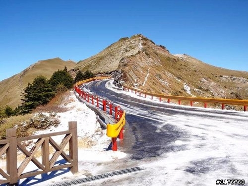 載著 HONDA MOTOCOMPO モトコンポ 合歡山賞雪之旅 !