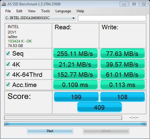 急速狂飆 Intel X25-M 80G 效能測試 & 最佳化你的 SSD( Intel Solid State Drive Toolbox )