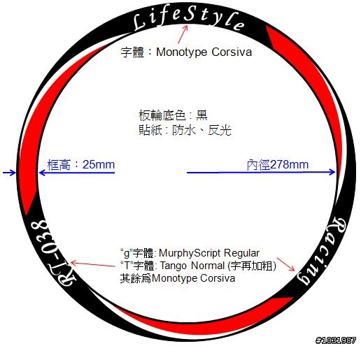 素顏板輪上妝(貼紙)