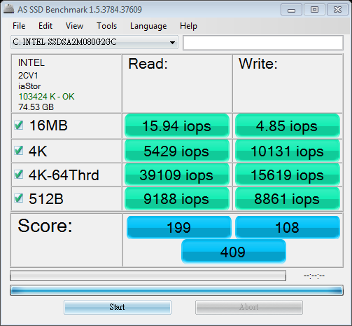 急速狂飆 Intel X25-M 80G 效能測試 & 最佳化你的 SSD( Intel Solid State Drive Toolbox )