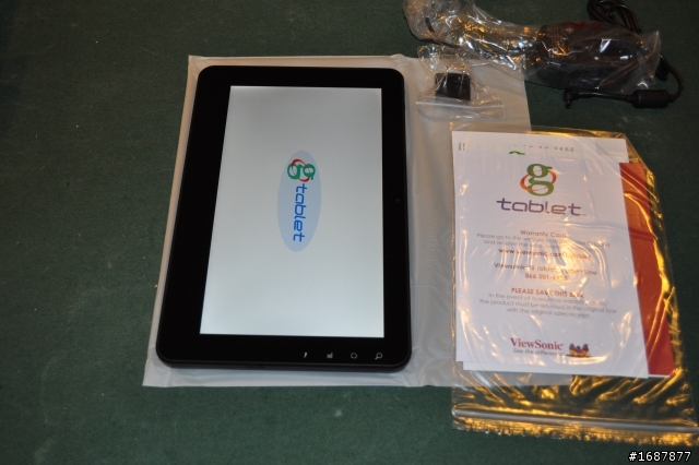 ViewSonic G-Tablet 10.1" 不專業的小開箱文