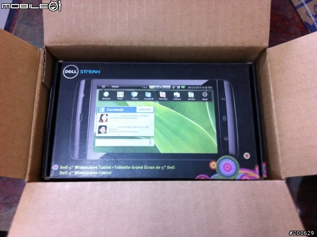 Dell Streak Mini5開箱,另類的 5寸 新選擇,pda要好用,size很重要!