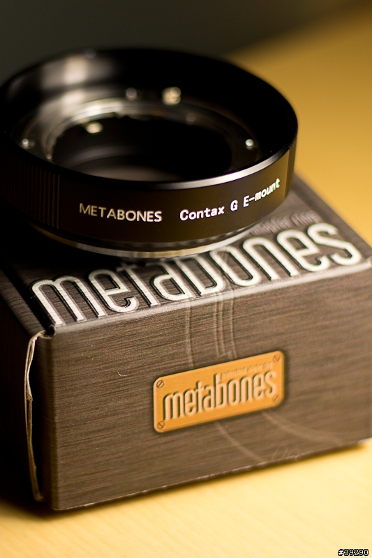 MetaBones Contax G to NEX E mount 轉接環分享