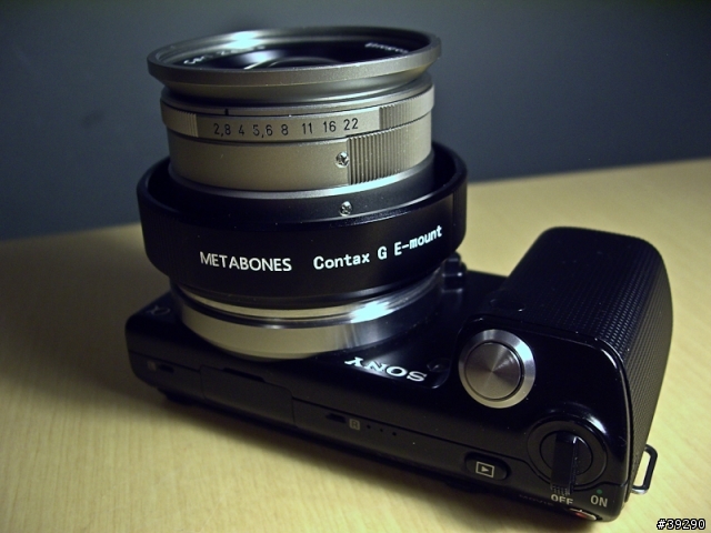 MetaBones Contax G to NEX E mount 轉接環分享
