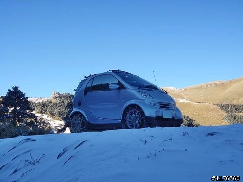 載著 HONDA MOTOCOMPO モトコンポ 合歡山賞雪之旅 !