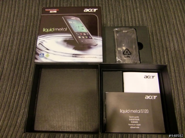 開箱ACER LIQUID METAL 期盼已久的第一支智慧型手機