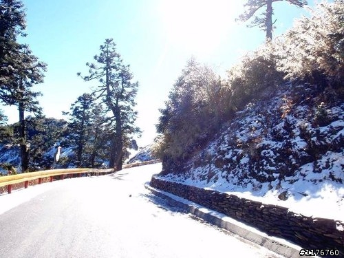載著 HONDA MOTOCOMPO モトコンポ 合歡山賞雪之旅 !