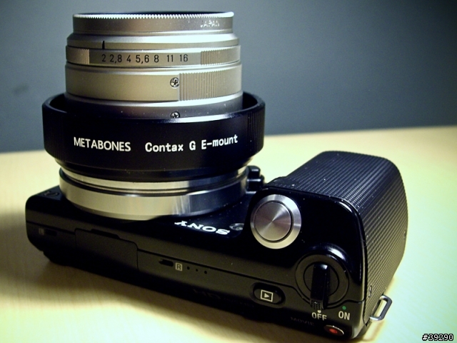 MetaBones Contax G to NEX E mount 轉接環分享