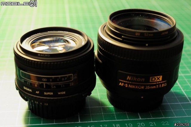 D5000的小巧機身蓋 - Sigma 24mm f2.8 小巧定焦鏡