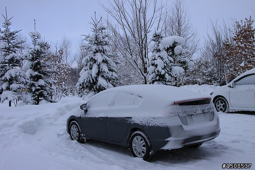 雪國滑行之Honda Insight