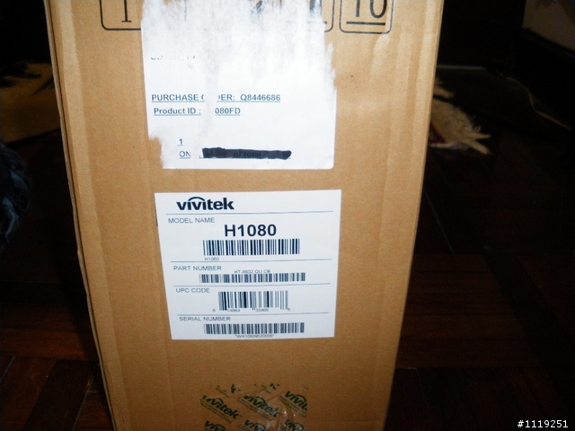 遲來的vivitek H1080 投影機開箱~~