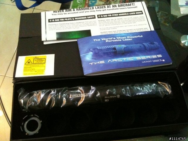 藍光鐳射 Wicked lasers S3 Arctic 1000mW 445nm