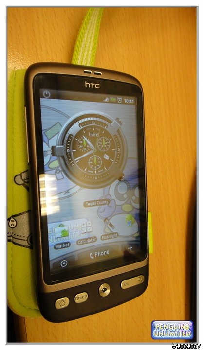 2010 年最後一天的愛台行動之 HTC Desire