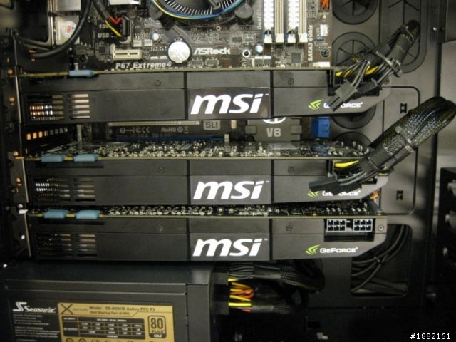 終於狠下心買了~我一輩子最好的電腦!i7 2600K + 3張 GTX570 (圖更新)