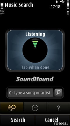 N8 小軟體大推薦2:::SoundHound音樂辨識!
