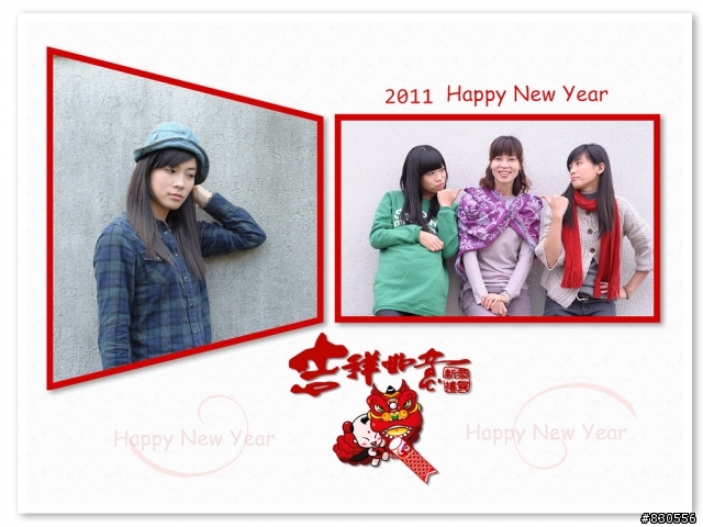 需要2011模板套風景的三角桌曆嗎?