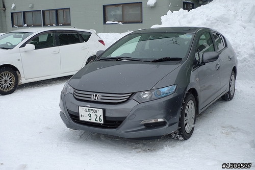 雪國滑行之Honda Insight