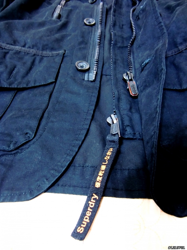 Superdry 軍風夾克(補上M號實穿圖)
