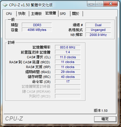 DDR3-1333 創見JET 2G*2 WIN7 64 分數5.9 ?