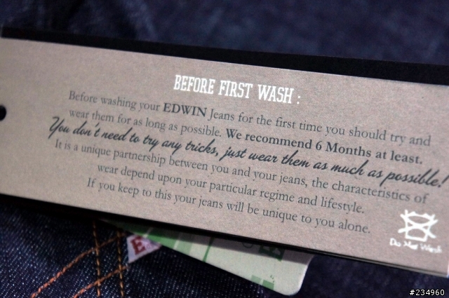 【分享】Edwin ED39 Organic Selvedge Straight Jeans (圖多慎入)