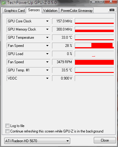 請問 MSI R5670-PMD1G/OC 風扇轉數疑問? (已換卡解決)